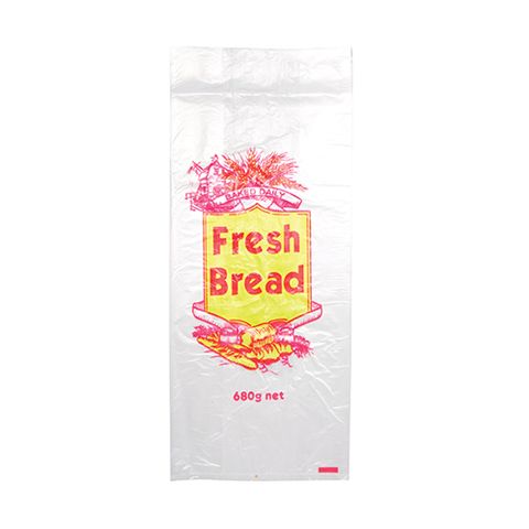 BREAD BAG RED/YELLOW 680gm 455x180x100mm 500/PK 10PKS/CTN