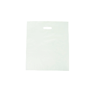CARRY BAG PLASTIC WHITE LARGE LD 355x520x75 100/PK 5PKS/CTN