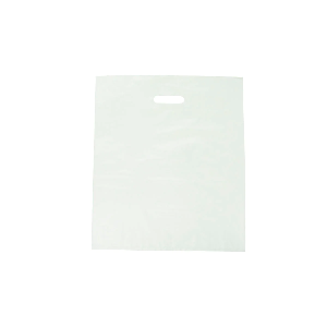 CARRY BAG PLASTIC WHITE LARGE LD 355x520x75 100PK  5PKS/CTN