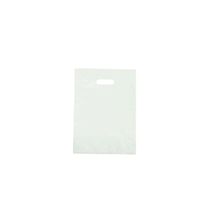 CARRY BAG PLASTIC WHITE SMALL LD 250x380 100/PK 10PKS/CTN