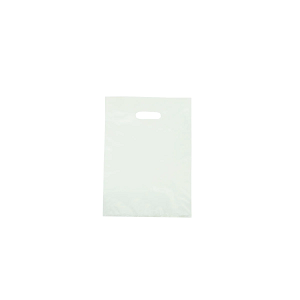 CARRY BAG PLASTIC WHITE SMALL LD 250x380 100PK  10PKS/CTN