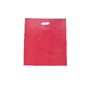 CARRY BAG PLASTIC RED LARGE LD 520x355x75 100/PK 5PKS/CTN