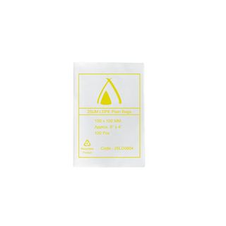 POLY BAG LD 25um 6x4 150x100mm 100PK  20PKS/CTN