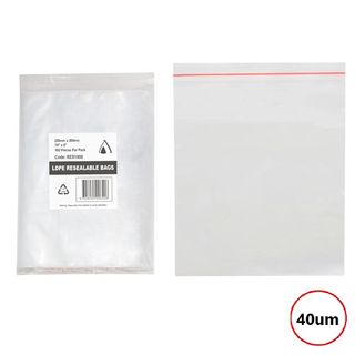 PRESSEAL BAG 8X10 40um 205X255mm  100PK  10PKS/CTN