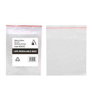 PRESSEAL BAG  12x15 40um 300X380mm 100/PK 10PKS/CTN