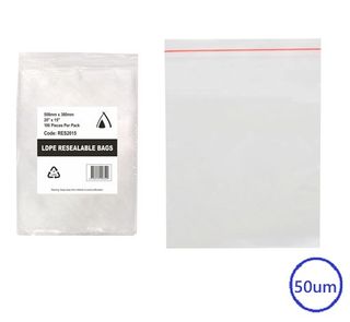 PRESSEAL BAG  15x20 50um 380X508mm  100PK  5PKS/CTN