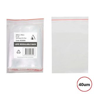 PRESSEAL BAG 6x9 40um 150x230mm 100PK  10PKS/CTN