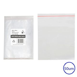 PRESSEAL BAG 8x10 50um 205x255mm 100PK  10PKS/CTN