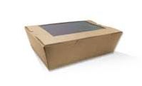 LUNCH BOX SMALLWITH WINDOW KRAFT 700ml 150x100x45 200/CTN