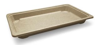 SUSHI TRAY BAMBOO EX LARGE 215X135X20  50/PAK 12PAK/CTN