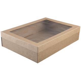CATER TRAY KRAFT MEDIUM 359x252x80mm 10PK 10PKS/CTN