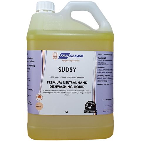 SUDSY HAND DISHWASHING DETERGENT 5lt