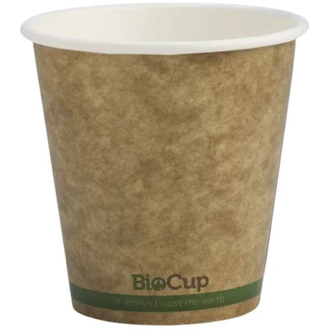 6oz KRAFT GREENSTRIPE S/WALL (80mm) BIOCUP 50/PK 20PKS/CTN