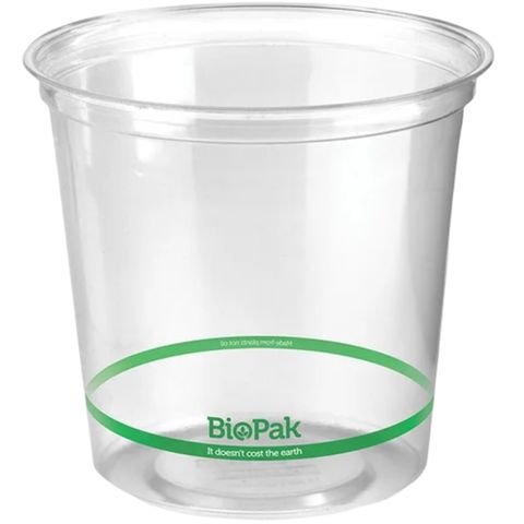 700ml PLA BIO CONTAINER P-700 TALL 50/PAK10PAK/CTN