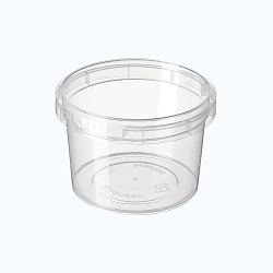 TAMPER CONTAINER ROUND 350ml BONSON 18/PAK 25PAK/CTN (97L)