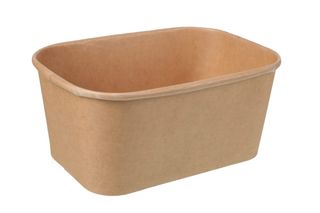 1000ml  KRAFT RECTANGLE CONTAINER 50/PAK  6PAK/CTN