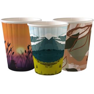 ART SERIES DOUBLE WALL 12OZ BIOCUP 40/PK  25PK/CTN