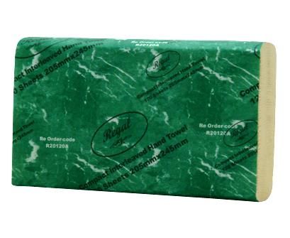 REGAL GREEN COMPACT TOWEL 20x25cm 20 PAKS x 120 1/CTN