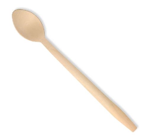 WOODEN COATED LONG  SPOONS 20CM 100PK   10 PKS/CTN