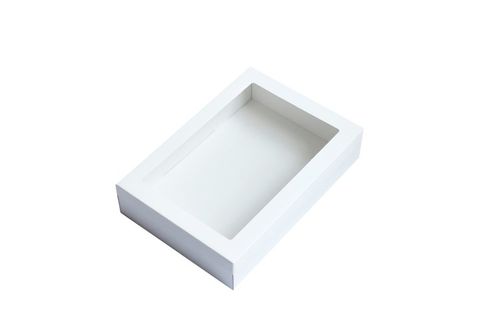 CATER TRAY LIDWHITE MEDIUM 364x255x30mm 1/LID 100/CTN