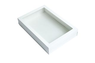 CATER TRAY LIDWHITE X/SMALL 258x155x30mm 1/LID 100/CTN