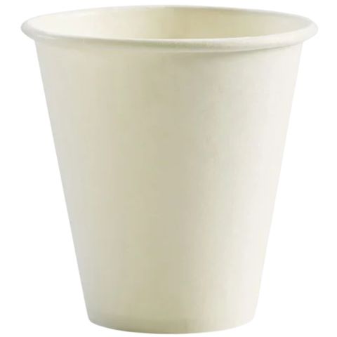 8oz WHITE SINGLE WALL (80mm) BIOCUP 50/PK  20PKS/CTN