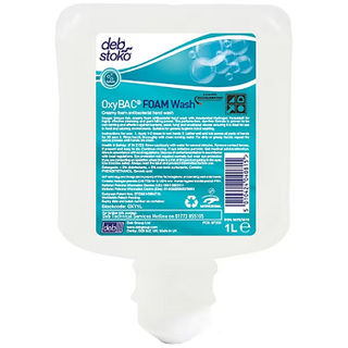 HAND WASH OXY BAC FOAM ANTIBACTERIAL 1L POD 6POD/CTN