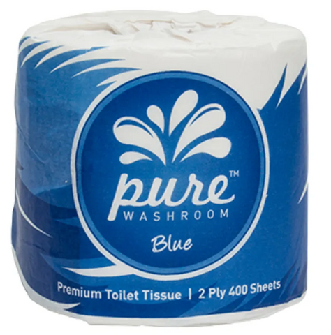 PURE PREMIUM 2PLY TOILET PAPER 400SHEET WRAPPED 48/CTN