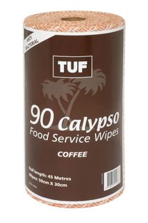 EDCO CALYPSO BROWN  WIPES 90 WIPES 1ROLL 6/CTN