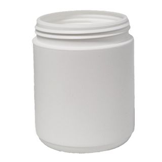 500ml PLASTIC JAR WHITE (C) 1/ONLY 180/CTN