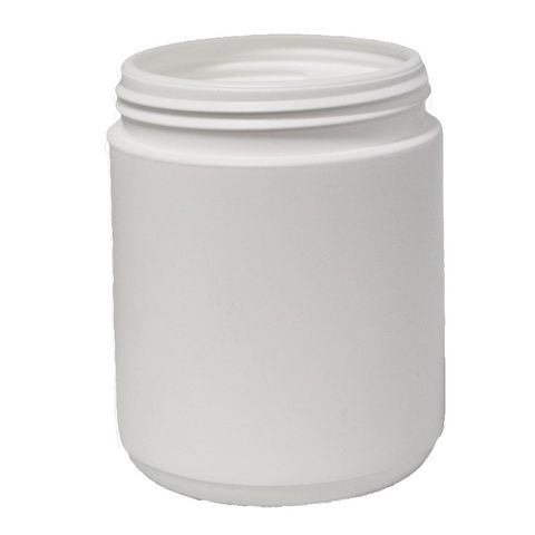 500ml PLASTIC JAR WHITE (C) 1/ONLY 180/CTN ***DNR**