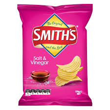 SMITHS CHIPS SALT & VINEGAR 45gm 18/CTN