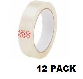 CELLULOSE TAPE12mm X 66M 12ROLL/PK 12PKS/CTN