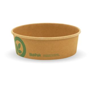 500ml SMALL BIOKRAFT BOWL BIOPAK  50PK  8PKS/CTN