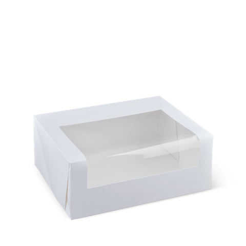 6 CUPCAKE BOX WHITE 50/PK 2PKS/CTN