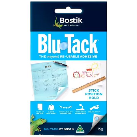 BLUE TACK 75gm 1/PK 10PKS/CTN