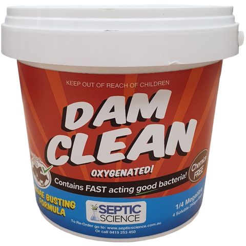 DAM CLEAN 4 X 240GM BAG SEPTIC SCIENCE
