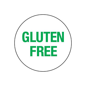 GLUTEN FREE 24mm CIRCLE REMOVABLE  1/ROLL