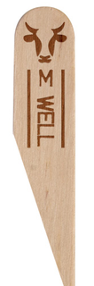 STEAK MARKER WOODEN MEDIUM WELL 200 PACK