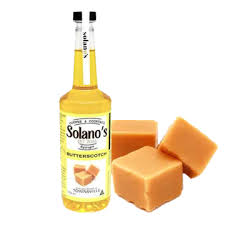 SOLANOS BUTTERSCOTCH SYRUP 750ml BOTTLE