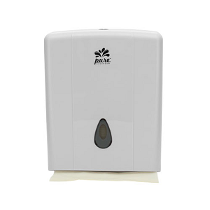 PURE SLIMFOLDTOWEL DISPENSER ABS PLASTIC 1/ONLY