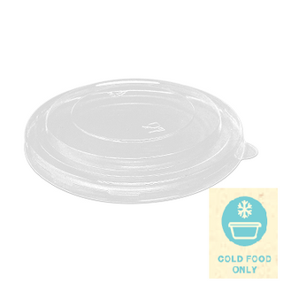 PET LID 1300MLsuit KRAFT BOWL 50/PK 4PKS/CTN
