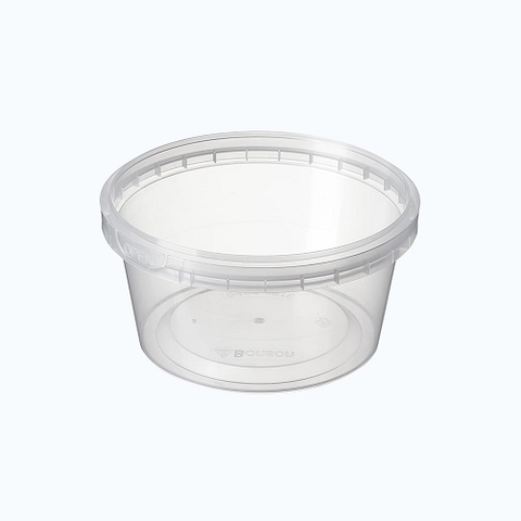 TAMPER CONTAINER ROUND 460ml BONSON  25/PK 10PKS/CTN (118L)