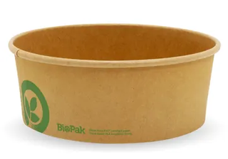 1300ML KRAFT BIO BOWL 50/PK 4PKS/CTN