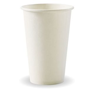 12oz WHITE S/WALL CUP (80mm) BIOCUP 50PK   20PKS/CTN
