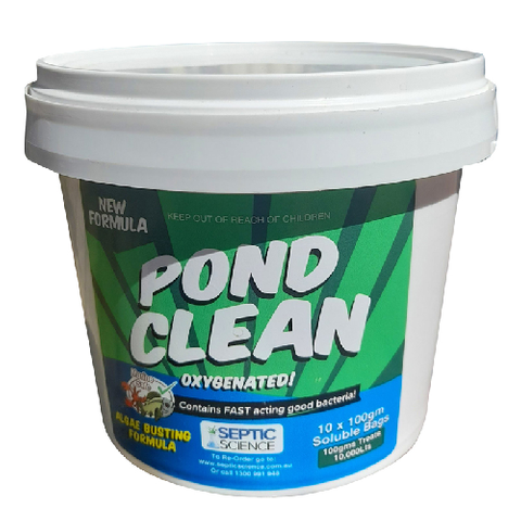 POND CLEAN NEW10 X 100G SEPTIC SCIENCE