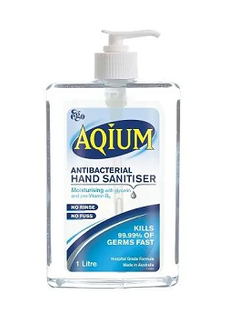 AQIUM GEL HANDSANITISER 1lt 1 ONLY 6/CTN