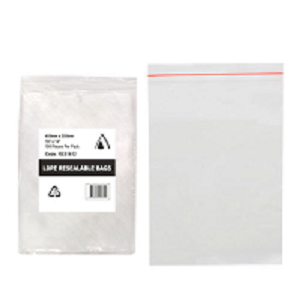 PRESSEAL BAG 12x16 40um 300x380mm 100PK  5PKS/CTN