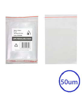 PRESSEAL BAG 6x9 50um 150x230mm 100PK  10PKS/CTN