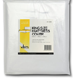 KING SIZE MATTRESS COVER 40um  1/ONLY 24/CTN
